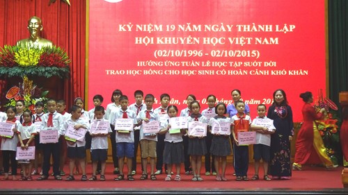 Hội Khuyến học quận Thanh Xuân kỷ niệm ngày thành lập Hội Khuyến học 
 Việt Nam 
